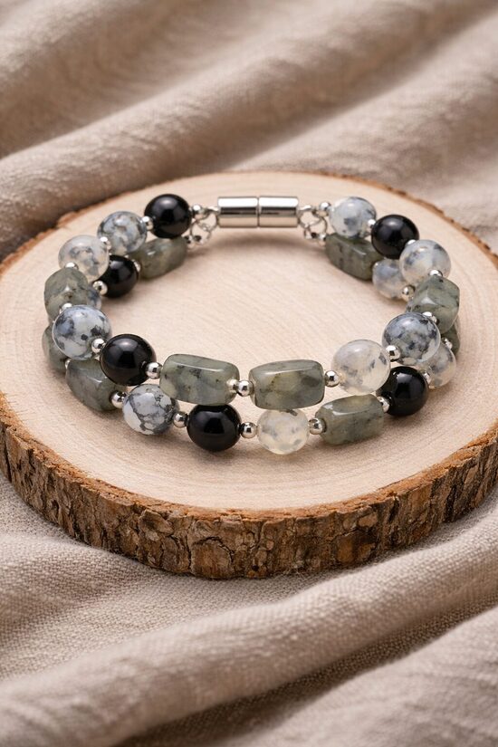 Dabīgo pērļu rokassprādze "Mežonīgā Dvēsele"